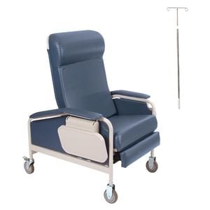 Convalescent Recliner Steel Frame 450lb Capacity Blue Ridge Ea