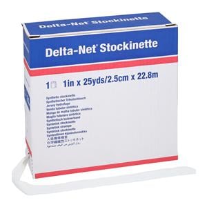 Delta-Net Stockinette White 1"x25yd