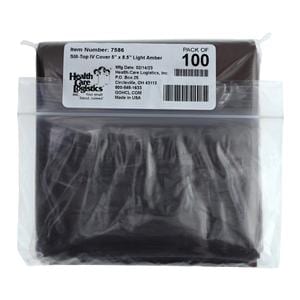 IV Cover Bag 1.5mil Polyethylene 5x8-1/2" 100/Pk