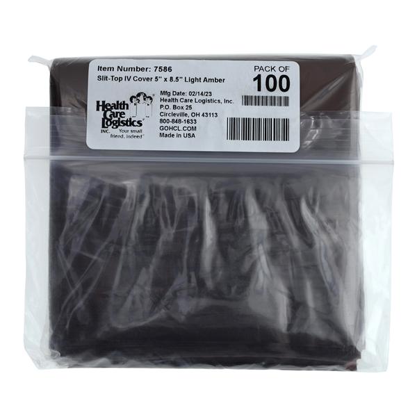 IV Cover Bag 1.5mil Polyethylene 5x8-1/2" 100/Pk