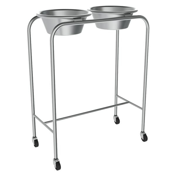Basin Stand Round Stainless Steel Silver 7qt