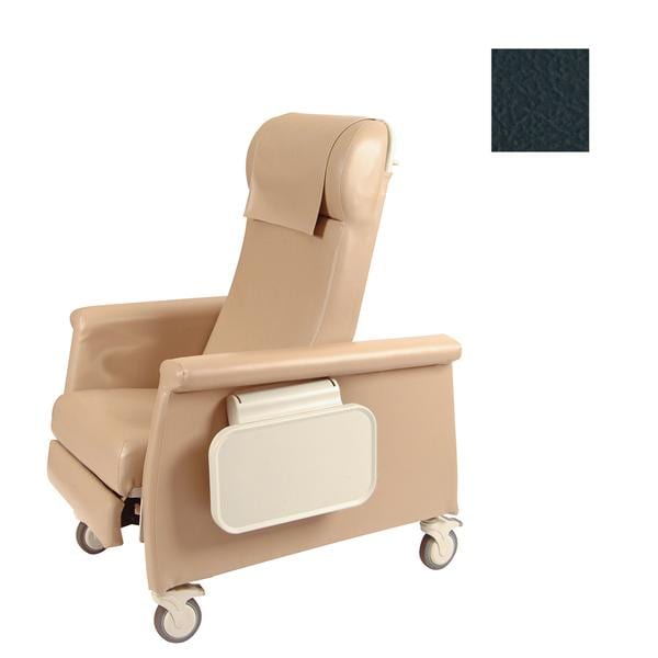 Elite CareCliner Clinical Recliner Vinyl 350lb Capacity Black Ea