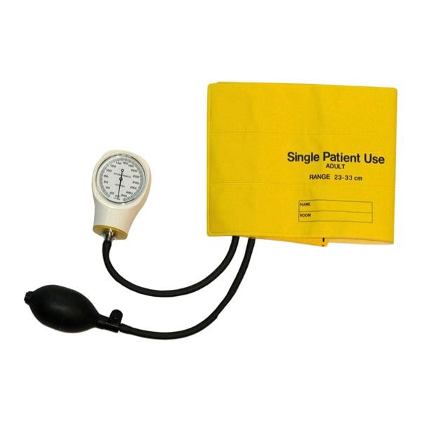 Mabis Aneroid Sphygmomanometer Yellow Arm Dial Display 5/Bx