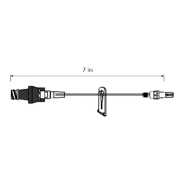 IV Extension Set 60" Bravo 24 T-Connector Rotating Adapter 50/Ca