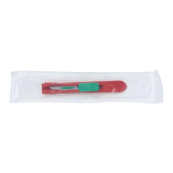 Disposable Safety Scalpel #15 Steel Sterile