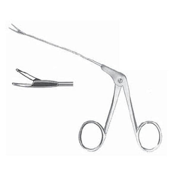 Micro Alligator Forcep Straight 3-1/4" Autoclavable Ea