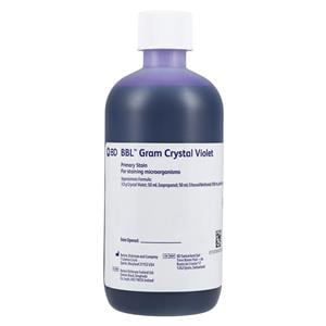 BBL Gram Crystal Violet Stain 250mL 4/Bx