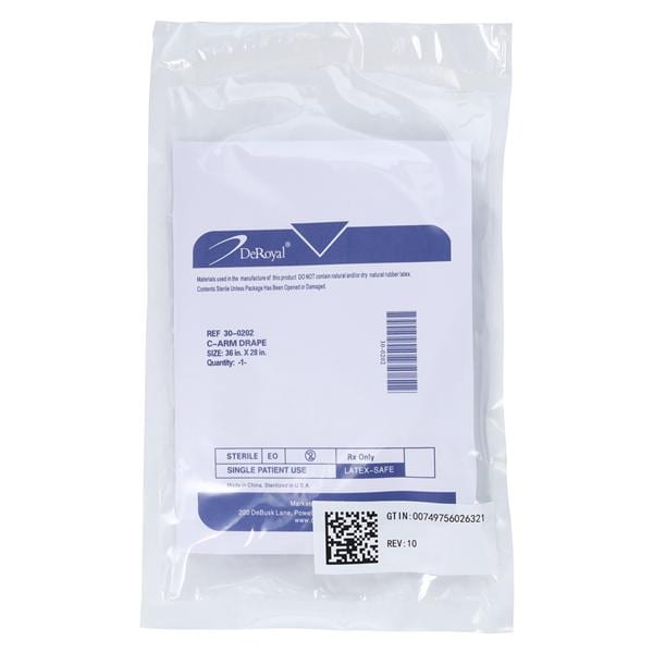 36x28" Sterile C-Arm Drape