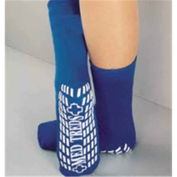 Pillow Paws Patient Socks Universal Royal Blue Unisex 48Pr/Ca