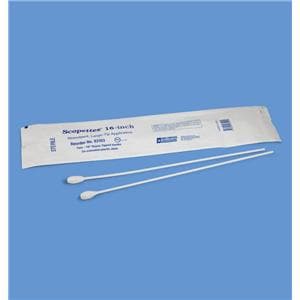 Scopettes Proctoscopic Swab 16 in Paper Shaft Sterile 2x50/Bx