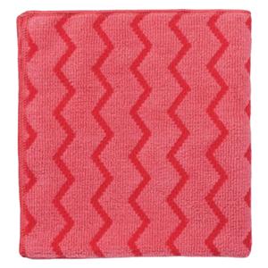 Cloth Hygen Microfiber 16x16 Red 12/Pk 12/Pk