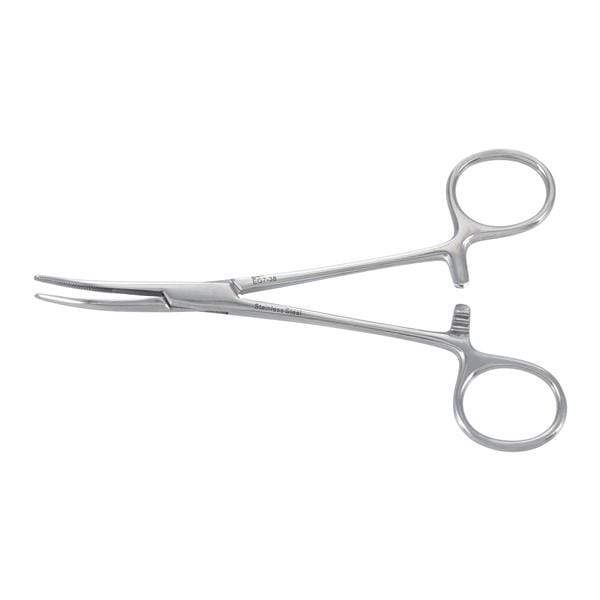 Kelly Hemostatic Forcep Curved 5-1/2" Stainless Steel Autoclavable 12/Bx