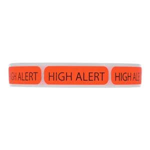 Communication Label Paper High Alert Fluorescent Red MdVsn 1-7/16x3/8" 666/Rl
