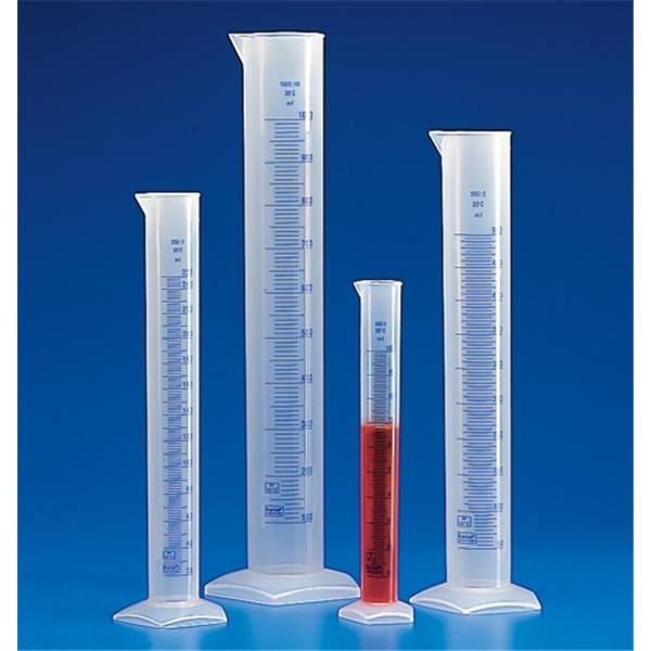 Graduated Cylinder Polypropylene Clear 2000mL Ea