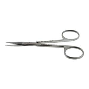 Iris Scissors Straight 4-1/4" Stainless Steel Non-Sterile Reusable Ea