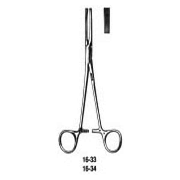 Allis Tissue Forcep Straight 7-1/2" Ea