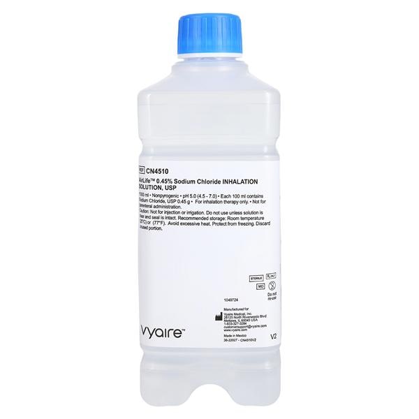 Sodium Chloride Inhalation Solution 0.45% Bottle 1000mL 12/Package