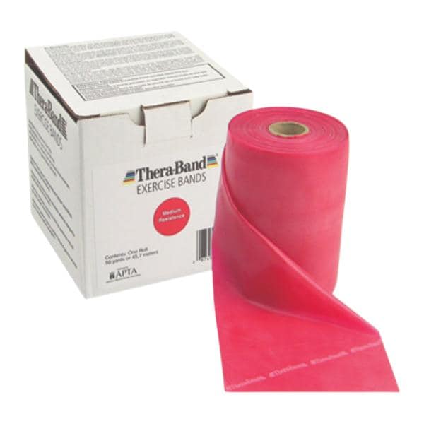 Thera-Band Exercise Band 50ydx5" Red Medium
