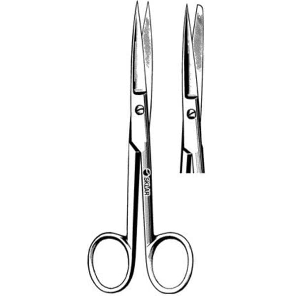 Operating Scissors Straight 6" Stainless Steel Non-Sterile Reusable Ea