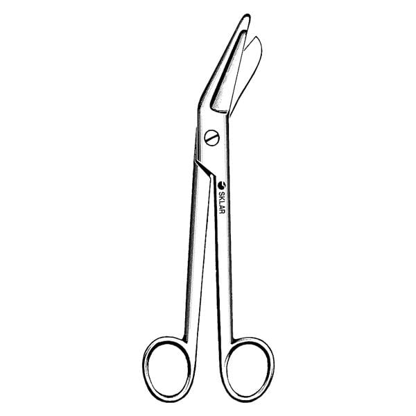 Esmarch Bruns Plaster Scissors Angled 8" Stainless Steel Non-Sterile Reusable Ea