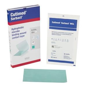 Cutimed Sorbact WCL Acetate Fabric Dressing 4x8" Sterile Non-Adhesive