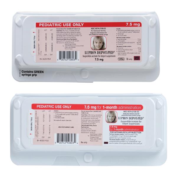 Lupron Depot-Ped 1-Month Injection 7.5mg Pediatric Kit Each