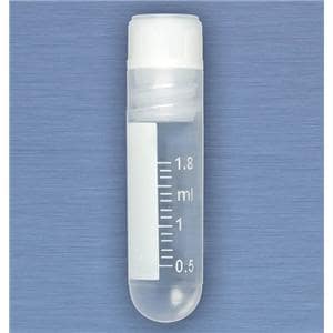 CryoClear Cryogenic Vial Polypropylene 2mL Attached Screw Cap 500/Ca