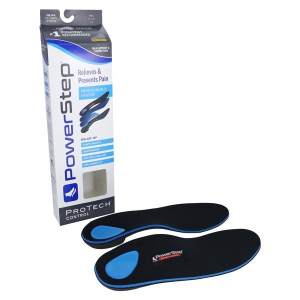 Powerstep ProTech Control Insole Blue/Gray Full Length M11-11.5 / W 13-13.5