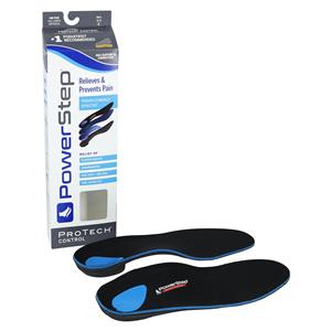 Powerstep ProTech Control Insole Blue/Gray Full Length Men 14-15