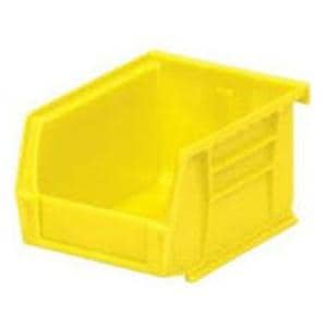 AkroBins Shelf Bin Yellow Polymer With Label Holder 5-3/8x4-1/8x3" Ea