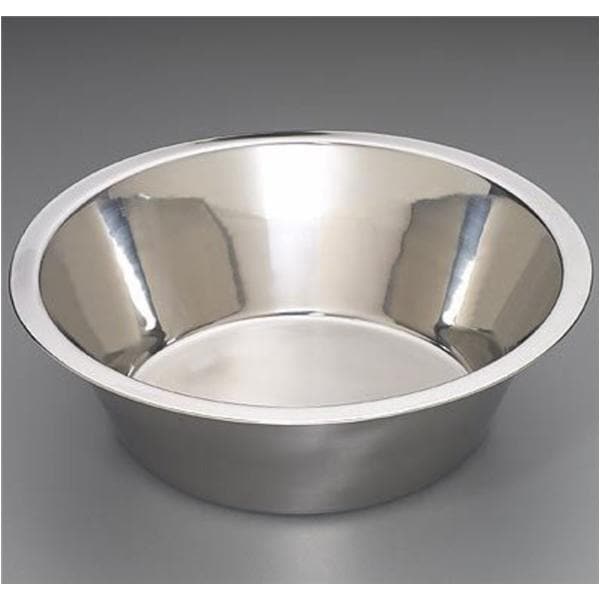 Solution Basin Round Stainless Steel Silver 9-1/2qt