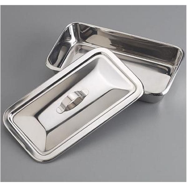 Catheter Instrument Tray 8-7/8x5x3" Stainless Steel Ea