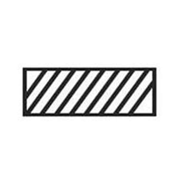 ColorTrack Instrument ID Tape White/Black Diagonal Stripe 8-1/2x11" Disp Ea
