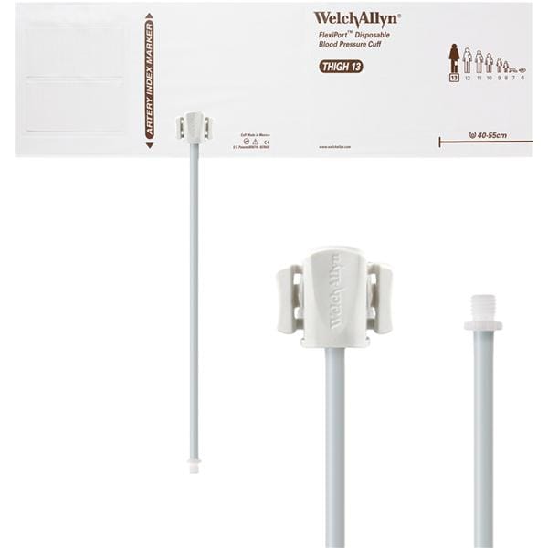 FlexiPort Blood Pressure Cuff Size 13 Wht/Brn LF 20/Ca