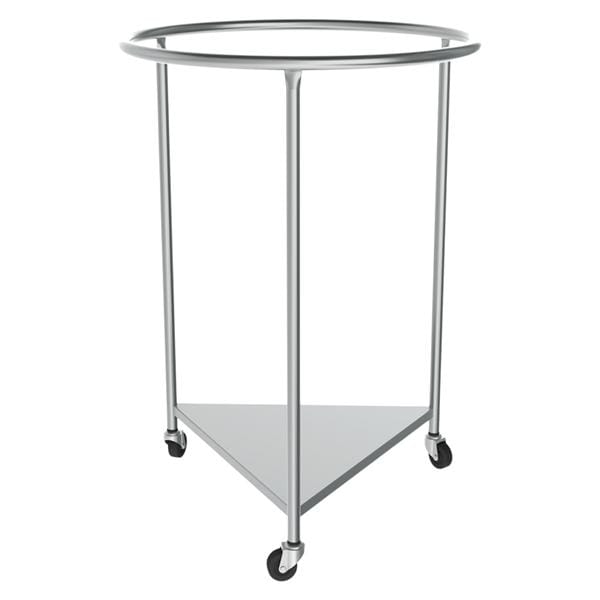 Linen Round Stainless Steel Hamper 25x35