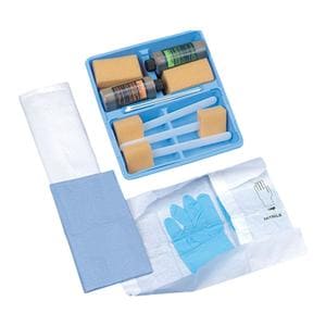 Prep Kit W/ 2 Aplctr/2 Drp/Drp/Glv/3 Spng Stck/2 Spng Wng/2 Twl/Try Prp