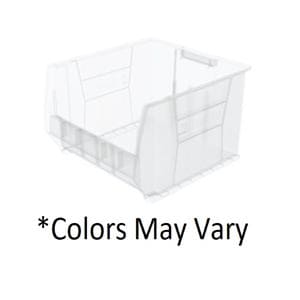 Super-Size AkroBins Storage Bin Clear Plastic W/ Label Holder 20x18-3/8x12 1/Ca