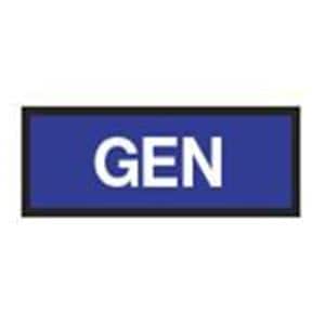 Instrument ID Tape White GEN/Royal Blue 8-1/2x11" Disposable Ea
