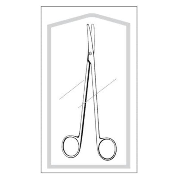 Econo Metzenbaum Dissecting Scissors Curved 7" Stainless Steel Strl Disp 25/Ca