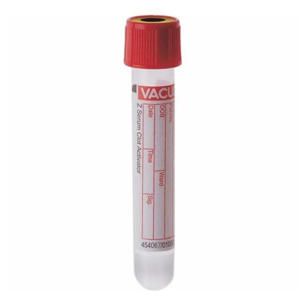 VACUETTE® Blood Collection Tube Red Cap Ml Greiner 454067