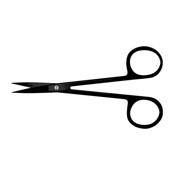 Iris Scissors Curved 4-1/2" Stainless Steel/Ceramic Coated Non-Sterile Rsbl Ea