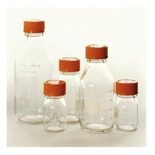 Pyrex Media/Solution Bottle Borosilicate Glass Clear 1000mL 10/Ca