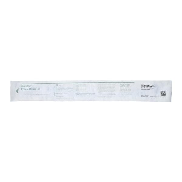 Lubricath 2-Way Foley Catheter Medium Round Tip Hydrogel Coated 24Fr 3cc, 12 EA/CA