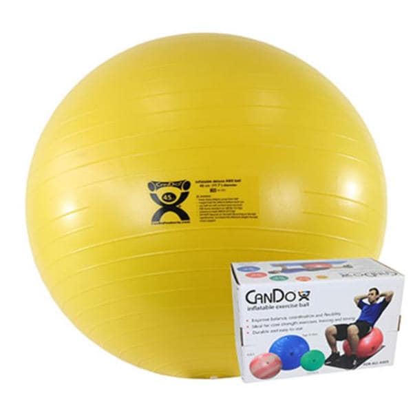 CanDo Exercise Ball ABS 18" Yellow