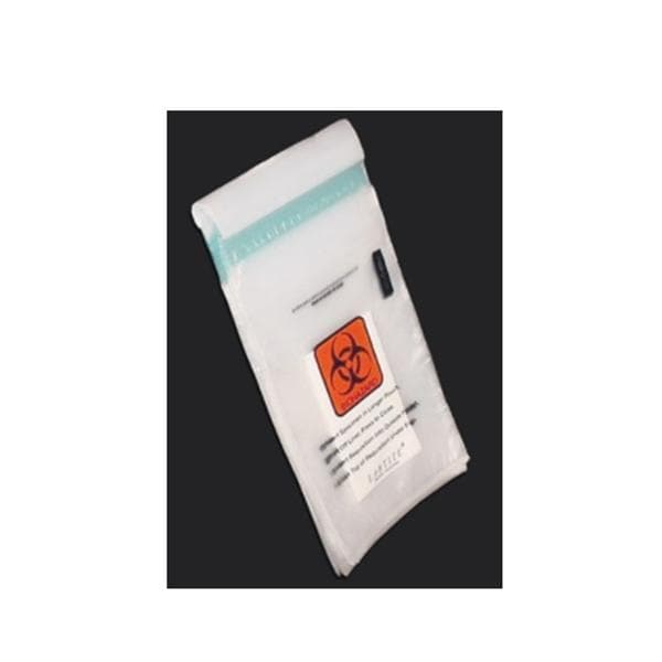 Specimen Transport Bag Glue With Document Pouch & Absorbent Pad 500/Ca