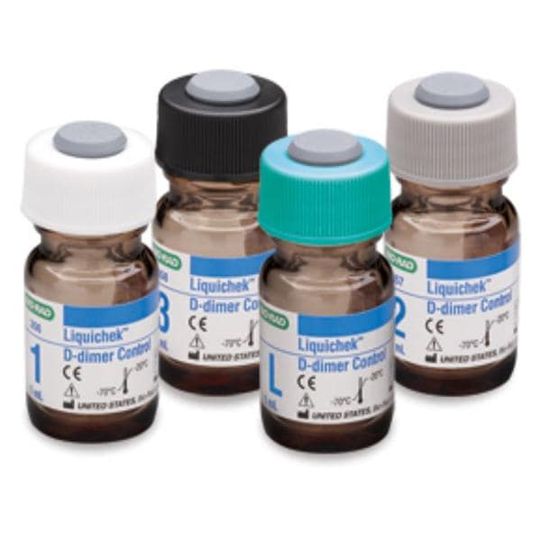 Liquichek D-Dimer 4 Level Control 4x1mL For Analyzer 1Ea/Bx