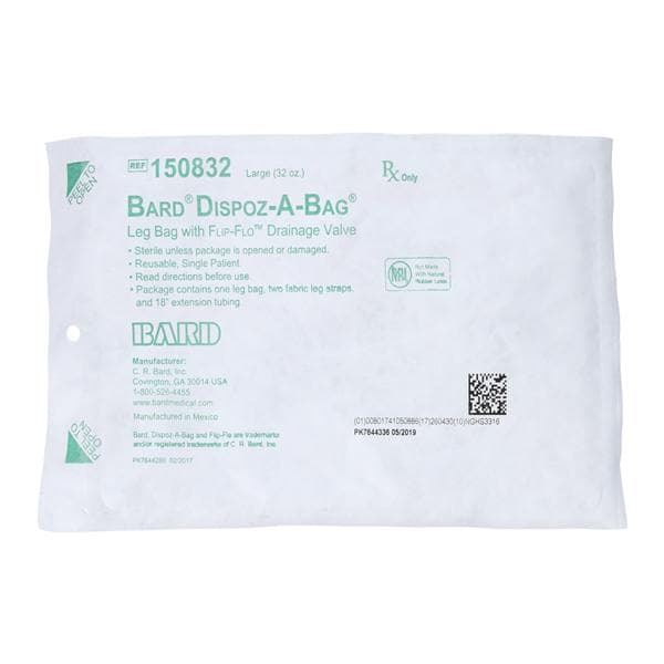 Bag Leg Dispoz-A-Bag 32oz Vinyl Large Ea, 50 EA/CA