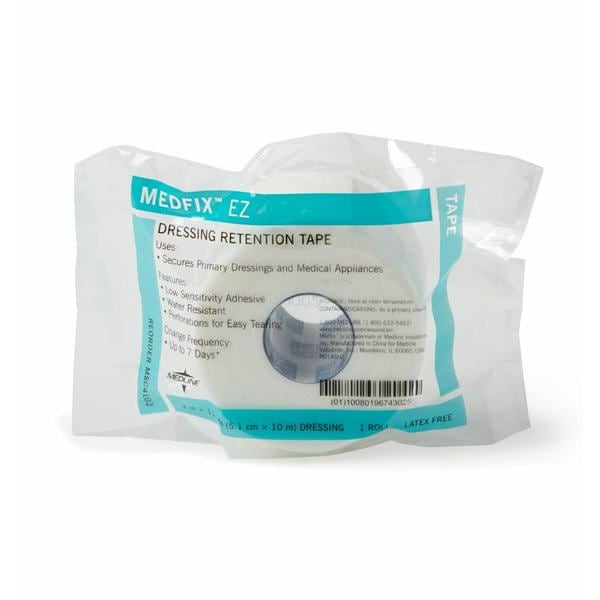 Medfix EZ Tape Cloth 2"x11yd White Ea, 12 EA/BX