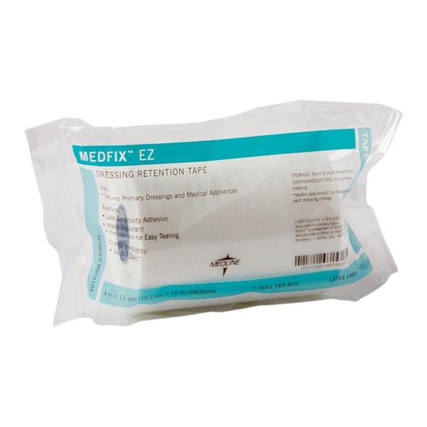 Medfix EZ Tape Cloth 4"x11yd White Ea, 12 EA/BX