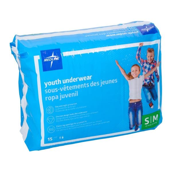 Protective Underwear Small/Medium 15/Bg, 4 BG/CA